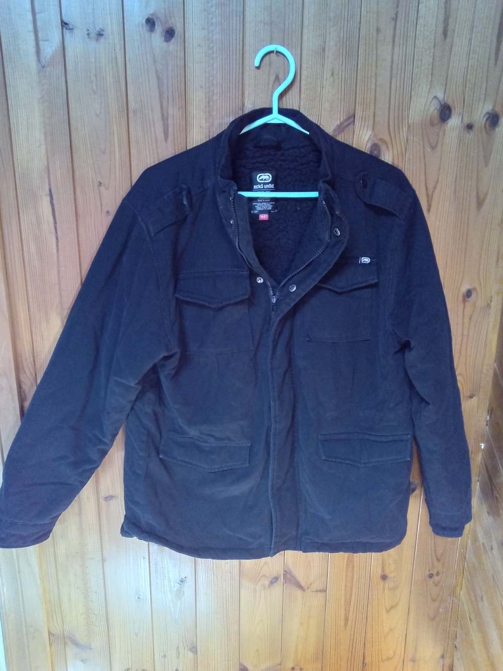 Ecko Unlimited Black Military Field Jacket